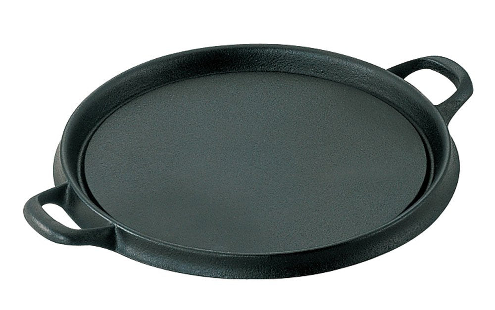 Ikenaga Iron Works 28Cm Round Cast Iron Hot Plate Durable Cooking Surface