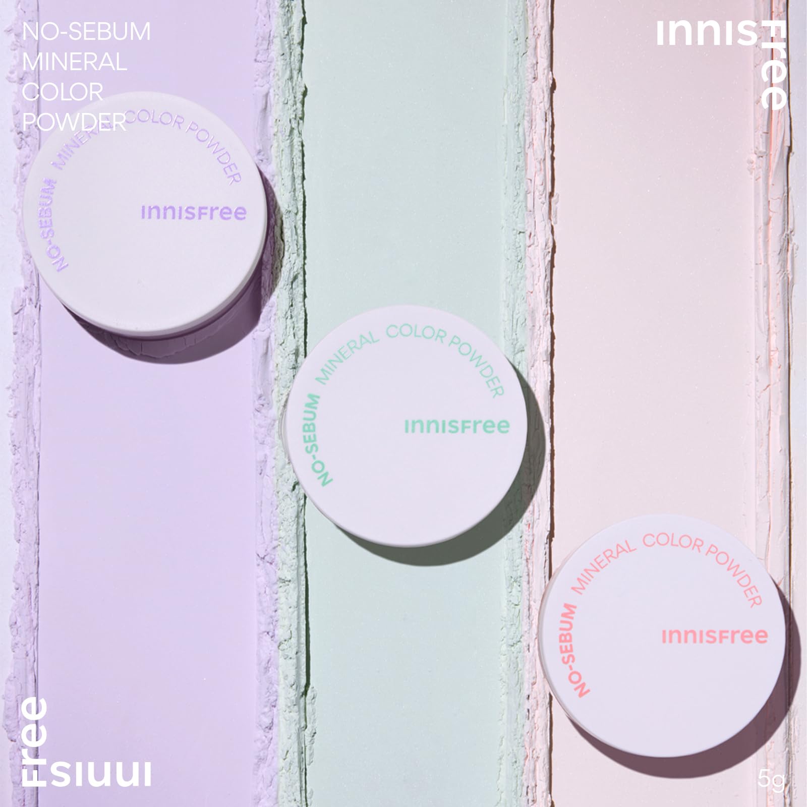 Innisfree No Sebum Mineral Color Powder Peach Oil-Control Formula