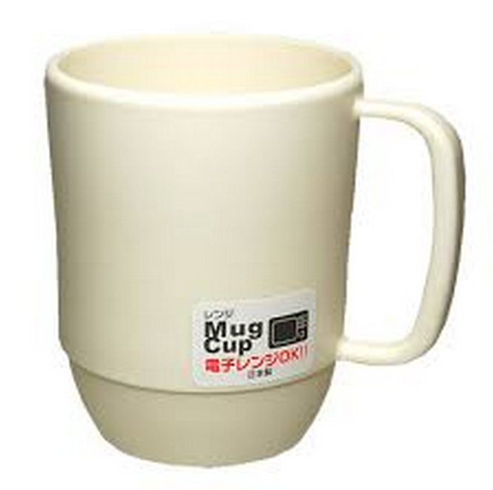 Japanbargain Inomata Ivory Microwavable Plastic Coffee Mug