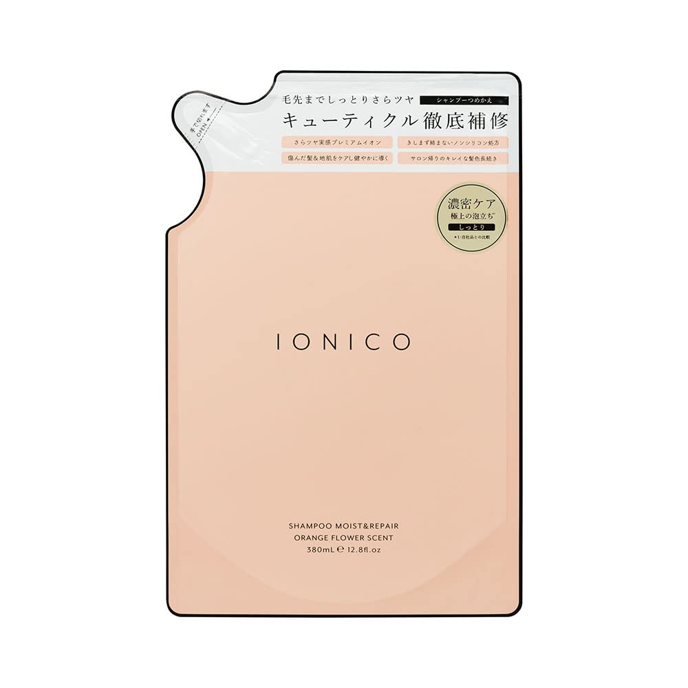 Ionico Premium Moist Repair Shampoo Refill Pink 380ml Ion Damage Care