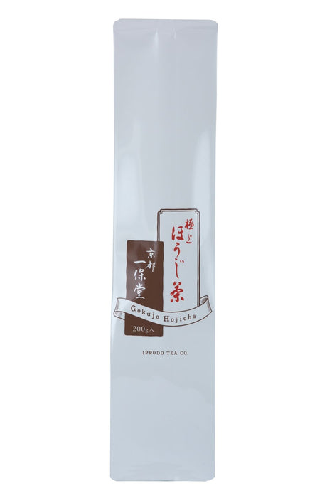 Ippodo Tea Shop Premium Hojicha 200G Bag - Rich Japanese Roasted Green Tea