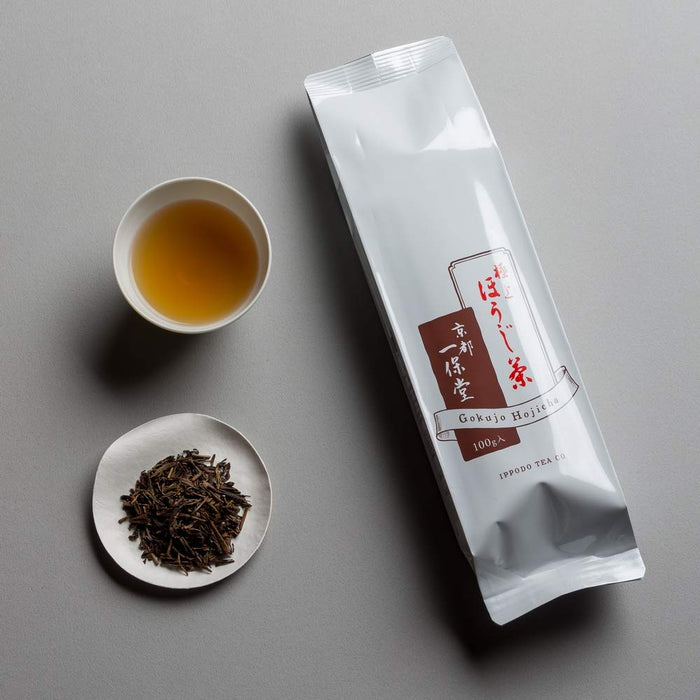 Ippodo Tea Shop Premium Hojicha 200G Bag - Rich Japanese Roasted Green Tea