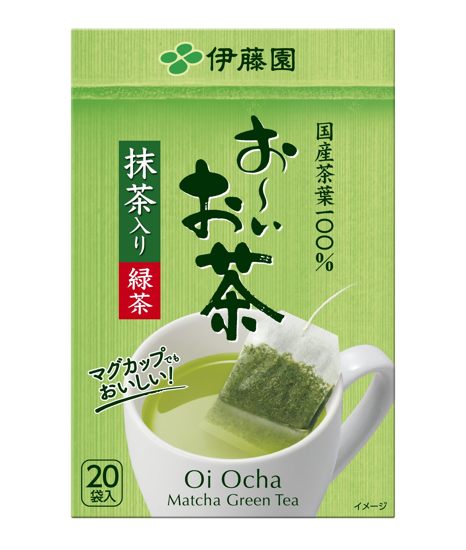 Itoen Oi Ocha Green Tea with Matcha - 20 Eco Tea Bags