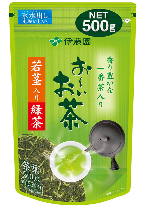 Oi Ocha Green Tea With Young Stems Sencha 500G | Refreshing Itoen Brew