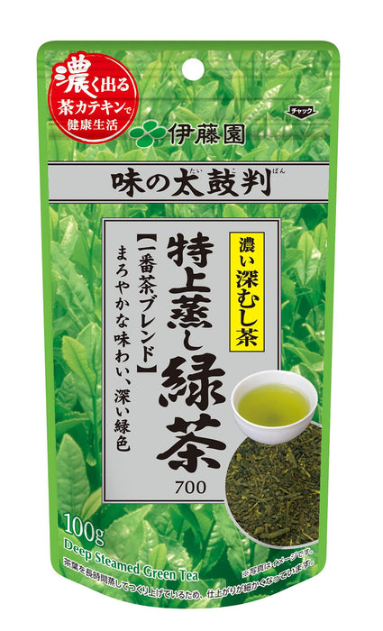 Itoen Premium Steamed Green Tea First-Grade Blend 100g 700 Tea Leaves