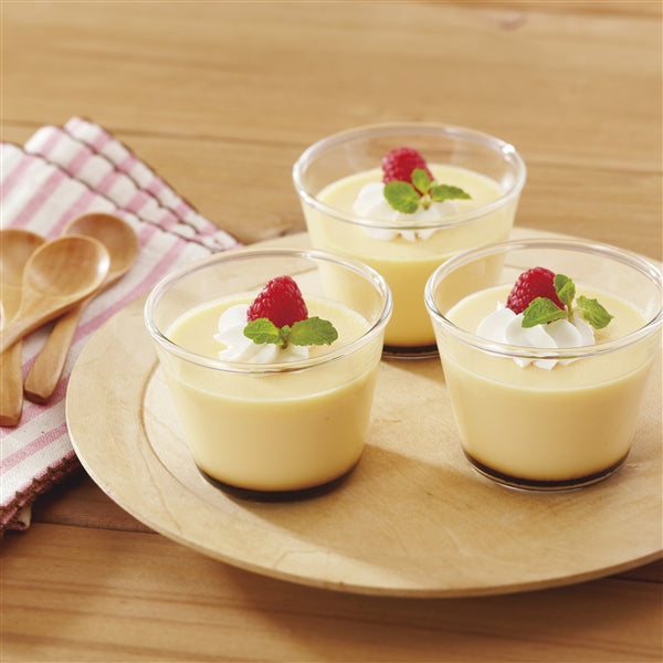 Agc Techno Glass Japan Iwaki Heat-Resistant Glass Pudding Cup 150Ml