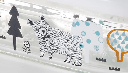 Iwaki 200ml Heat-Resistant Glass Airtight Container Square Mori No Nakade