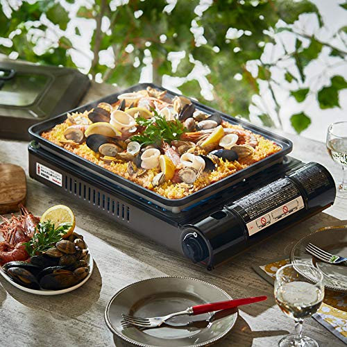 Iwatani Cassette Gas Hot Plate Yakijozusan Alpha Brown Cb-Ghp-A-Br
