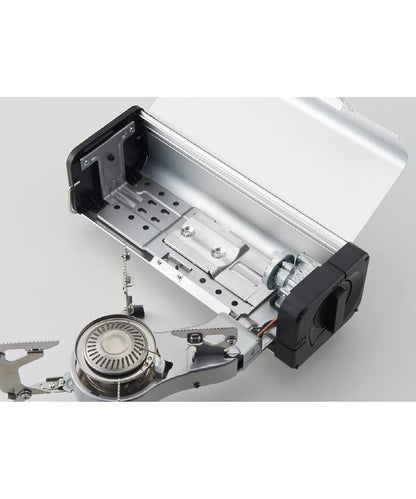 Iwatani Fore Winds Portable Silver Folding Camping Stove for Outdoor Use