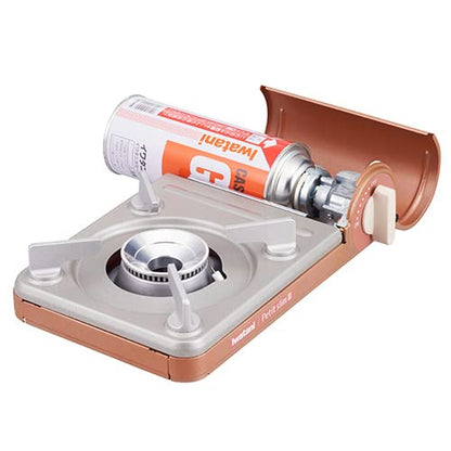 Iwatani Cassette Stove Petit Slim 3 Metallic Coral Portable Made in Japan