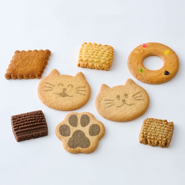 Izumiya Tokyo Store Cookie Assortment Nekokan 1 Can 20 Individually Wr