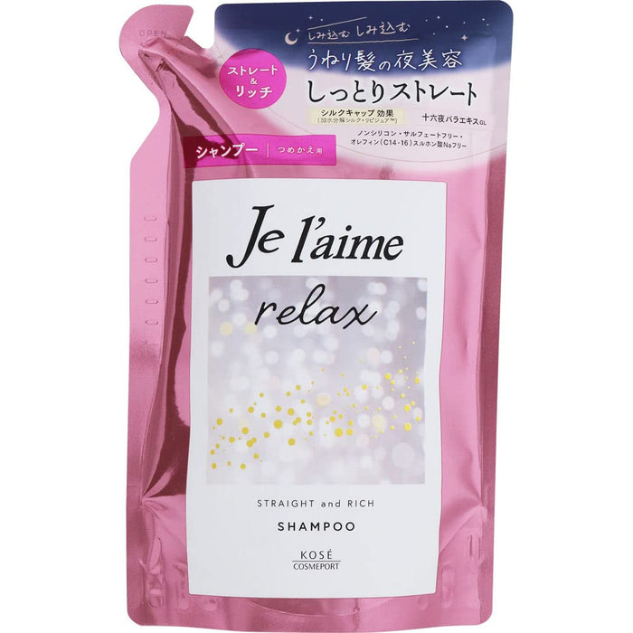 Je Laime Relax Midnight Repair Hair Shampoo 340Ml Refill Straight Rich