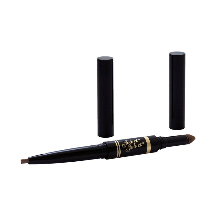 Advance 2 Way Eyebrow Pencil & Powder Light Brown - Long-lasting Precision