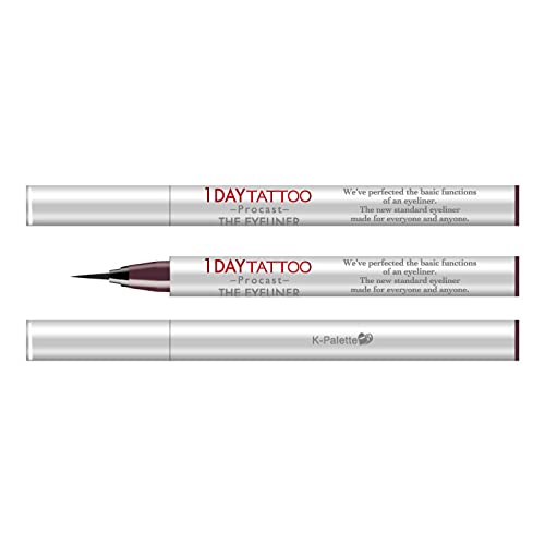 K-Palette 1Day Tattoo Eyeliner 05 Mauve Brown Long-Lasting Precision