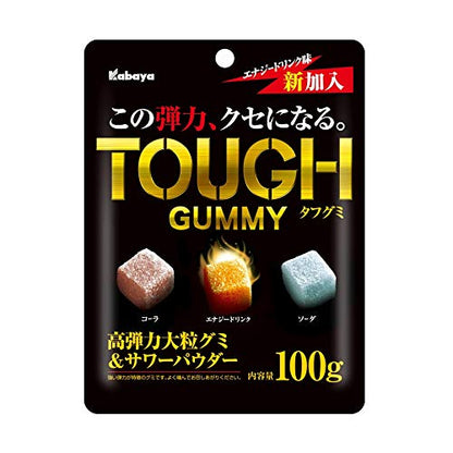 Kabaya Foods Tough Gummy Mixed Flavor Gummies 100g Delicious Chewy Candy