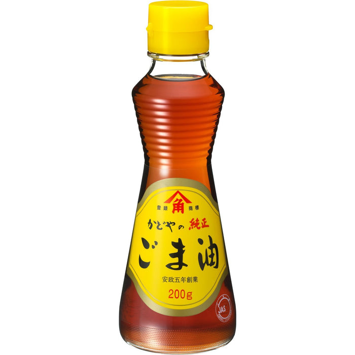 Kadoya Pure Japanese Sesame Oil 200G for Authentic Asian Cooking