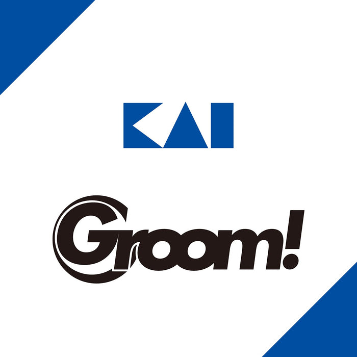 Kai Corporation Kai Groom Men's Eyebrow Scissors with Comb - Made in Japan HC3013