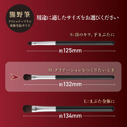When Kai Cosmeup Japanese Eyeshadow Makeup Brush M Size Professional Quality