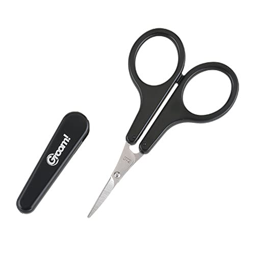 Kai Corporation Groom! Hc1114 Thin Blade Eyebrow Scissors Curved Blade Japan Made