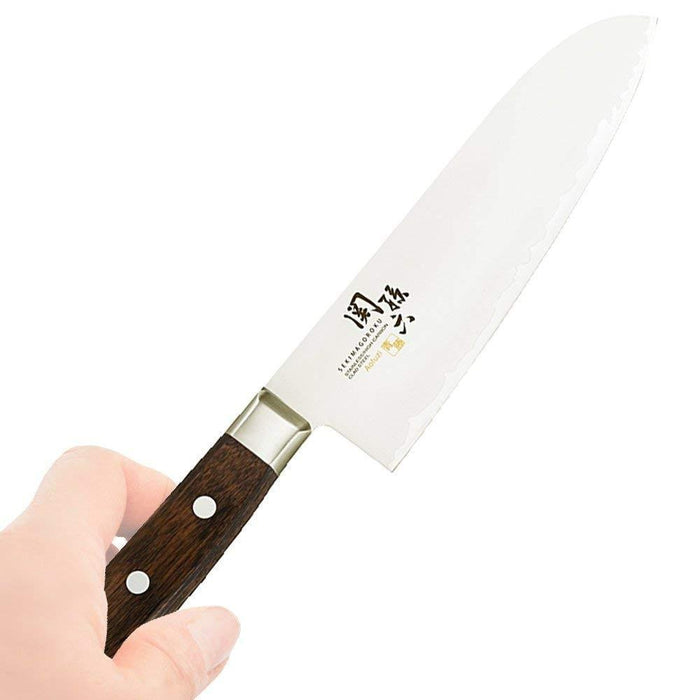 Kai Seki Magoroku Aofuzi Santoku Knife 165mm Ae5151 for Precision Cutting