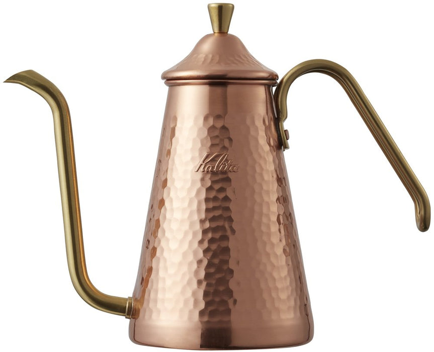 Kalita Copper Gooseneck Kettle Slim 700ml Hand Drip Coffee Pot