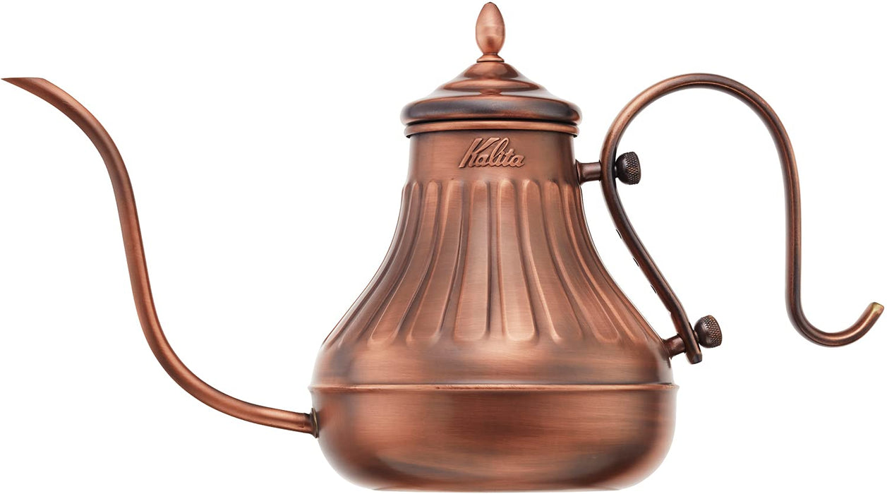 Kalita Copper Pour Over Coffee Kettle 900ml - Precision Brewing Pot