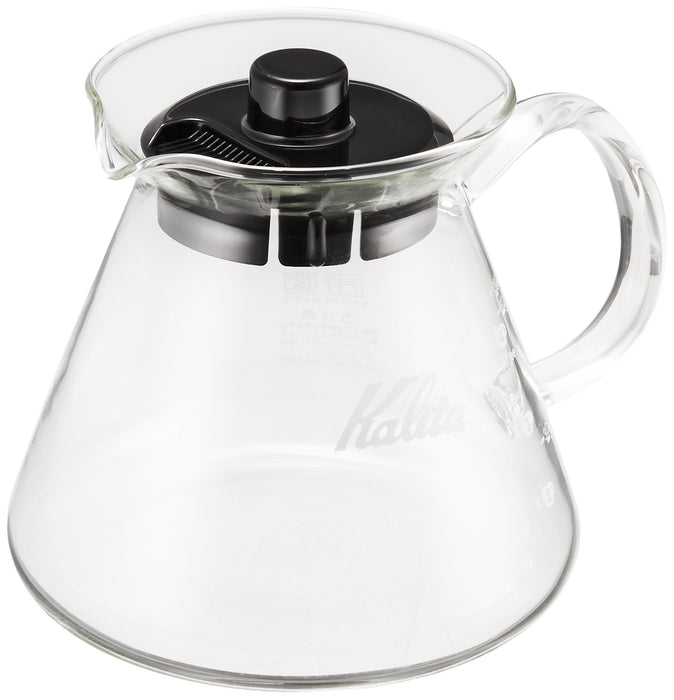 Kalita Glass Coffee Server G 500 2-4 Servings Premium Pour Over Carafe