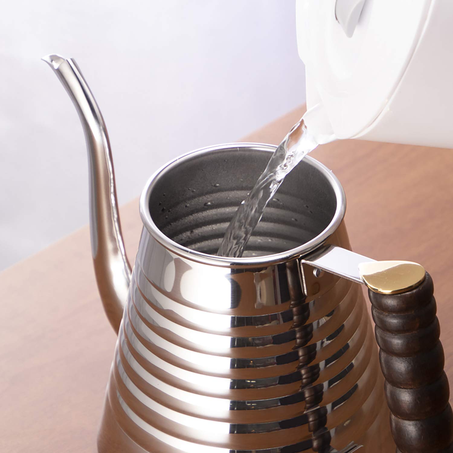Kalita SSW Stainless Steel Gooseneck Kettle - Thumbnail 2