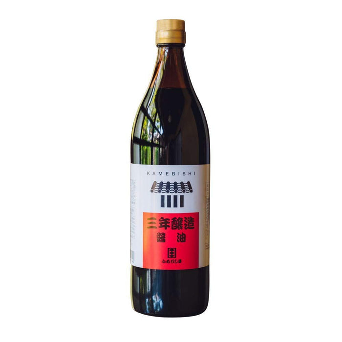 Kamebishi 3-Year Aged Saishikomi Soy Sauce 900Ml Premium Shoyu