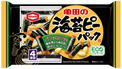 Kameda Seika Noripea Seaweed Rice Crackers with Peanuts Snack 85G