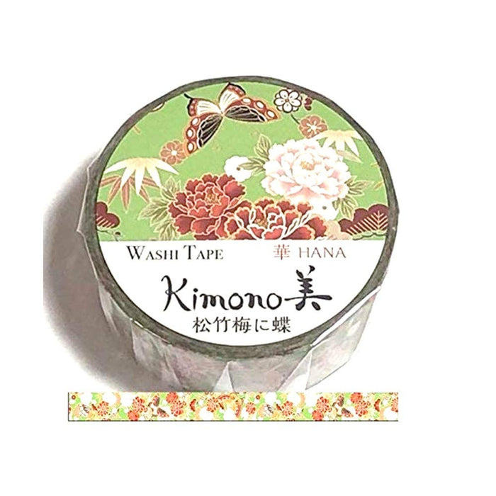 A Shirt Kamiiso Kimono Washi Tape Kyoto Flowers Pattern Masking Tape