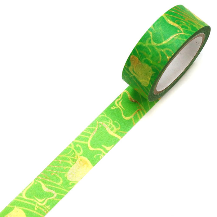 A Shirt Kamiiso Kimono Style Washi Tape Zen Wave Chidori Pattern Masking Tape