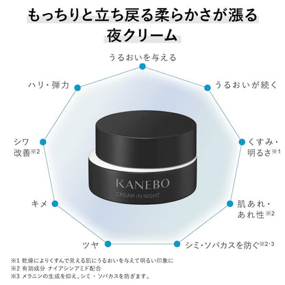 Kanebo ครีมไนท์ II มอยส์เจอร์ไรซิ่ง ไนท์ครีม 50 กรัม สำหรับผิวแห้ง