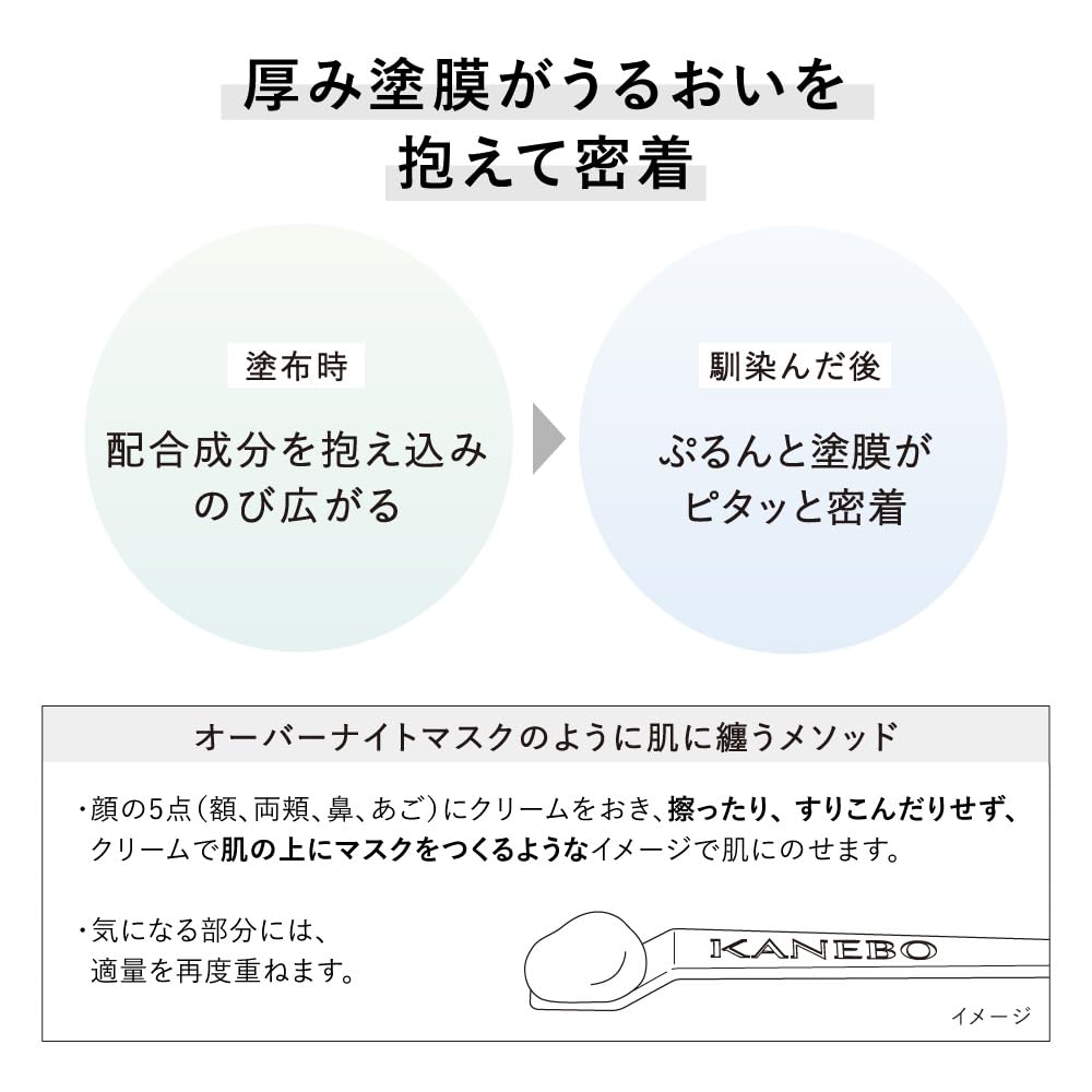 Kanebo ครีมไนท์ II มอยส์เจอร์ไรซิ่ง ไนท์ครีม 50 กรัม สำหรับผิวแห้ง