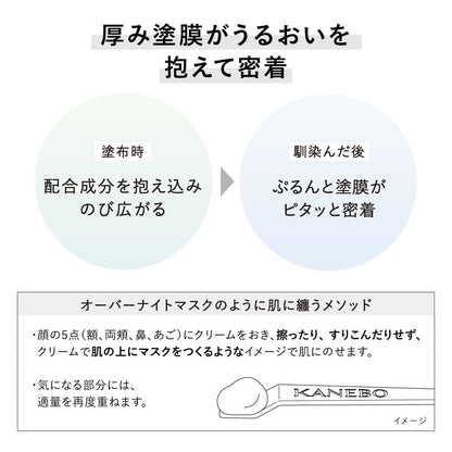 Kanebo ครีมไนท์ II มอยส์เจอร์ไรซิ่ง ไนท์ครีม 50 กรัม สำหรับผิวแห้ง