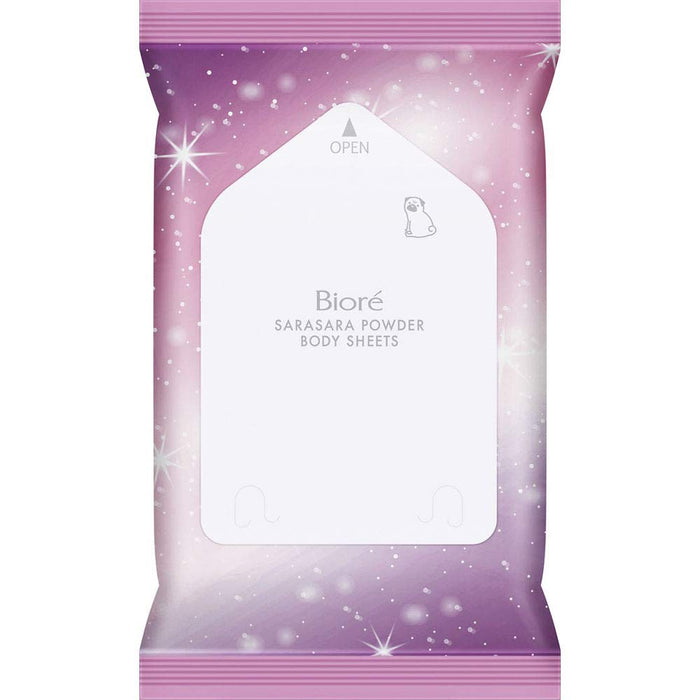Kao Biore Powder Sheet Soap Portable - 10 Sheets for Fresh Skin On-the-Go