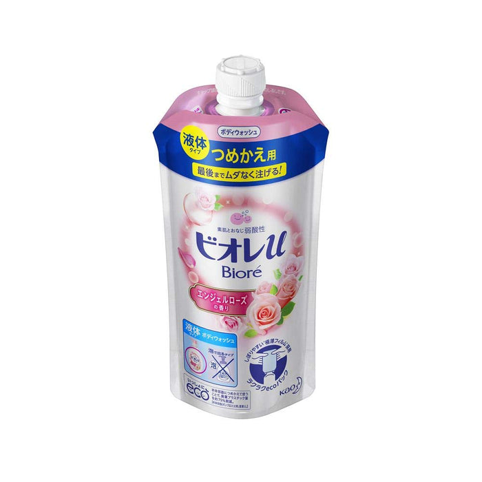 花王碧柔 U 天使玫瑰沐浴露补充装 340ml