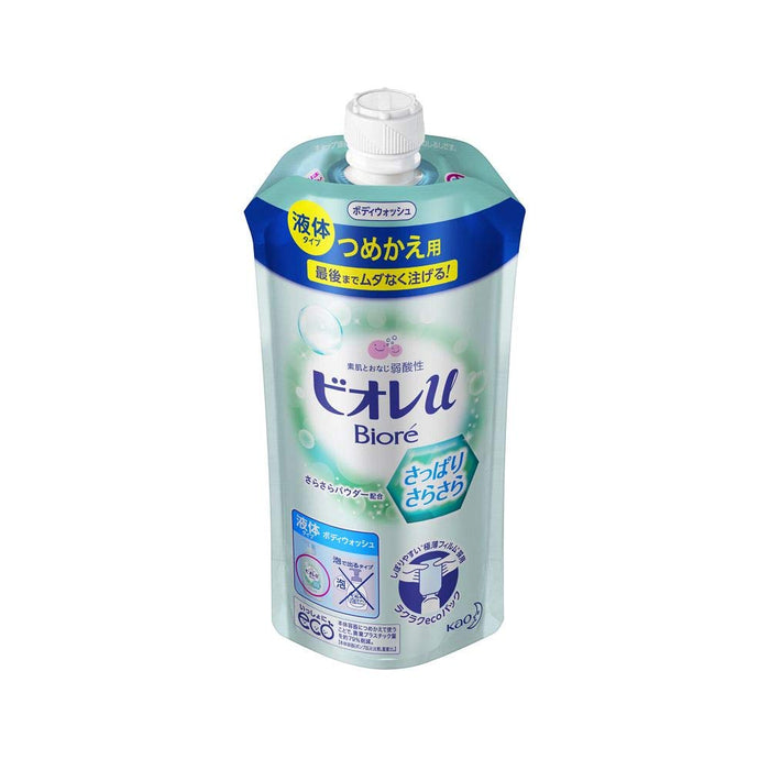 Kao Biore U Refreshing Smooth Body Wash Refill 340ml