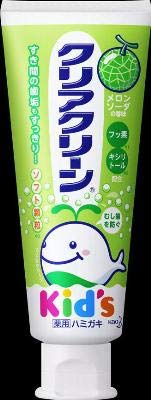 Kao Clear Clean Kids Melon Soda Toothpaste 70G - Gentle Oral Care