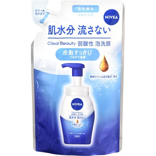 Kao Nivea Cream Care Weak Acid Face Wash Refill 130ml