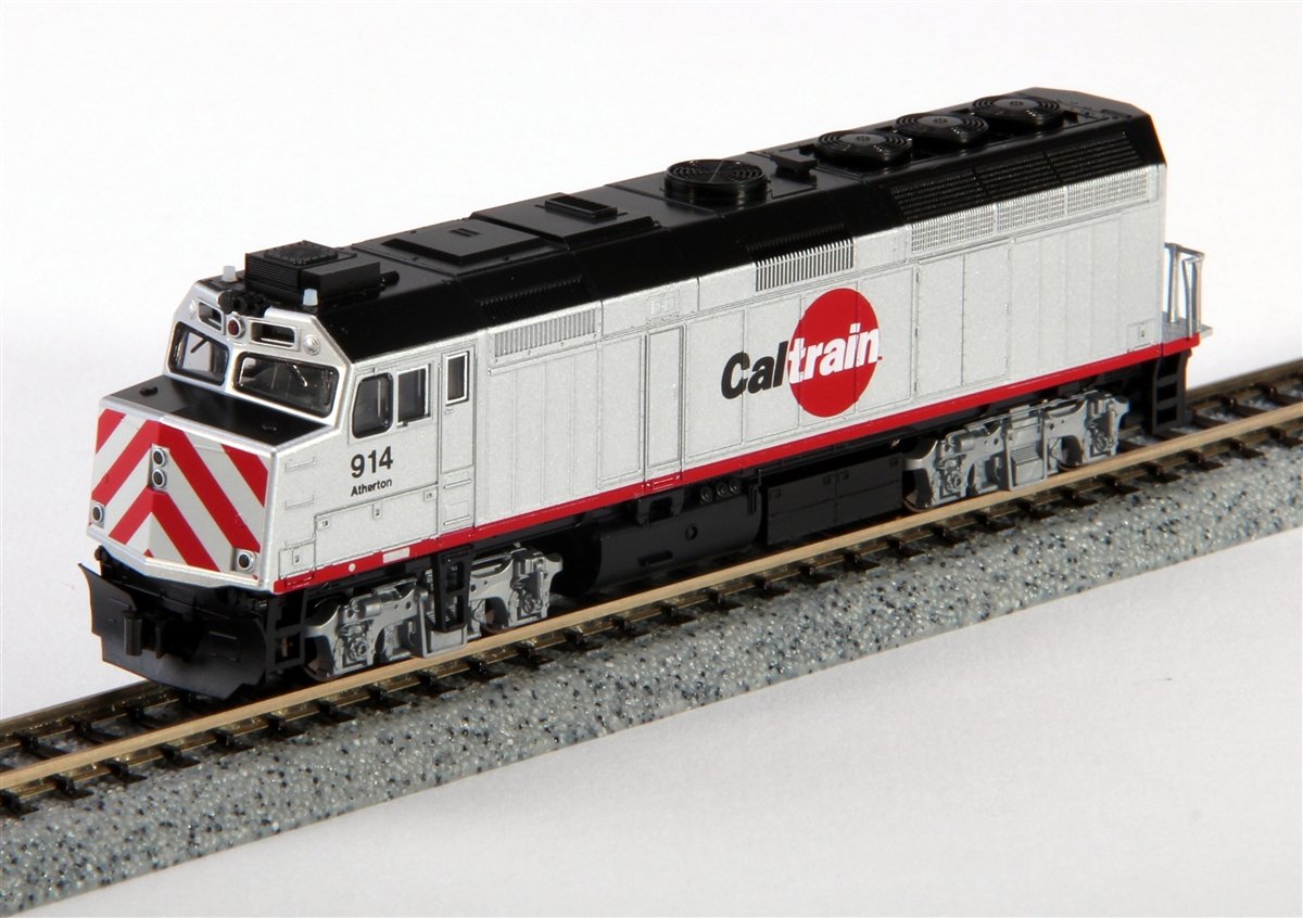 Kato N Gauge F40Ph Caltrain 914 Gray/Red Railway Model Vehicle