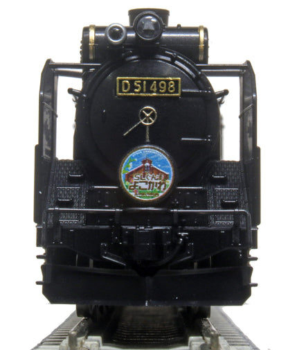 Kato N Gauge D51 498 Steam Loco Black w/Side Light 2016-A