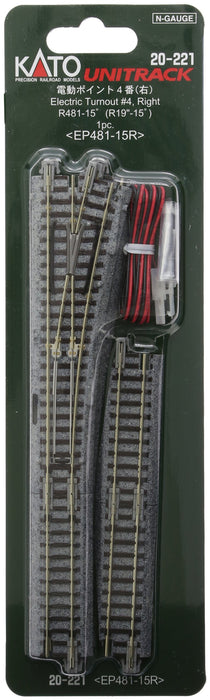Kato N Gauge Electric Point No.4 Right 20-221