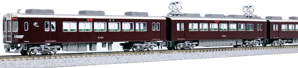 Kato N Gauge 4-Car Set 10-1244 Hankyu 6300 Series Railway Model Train