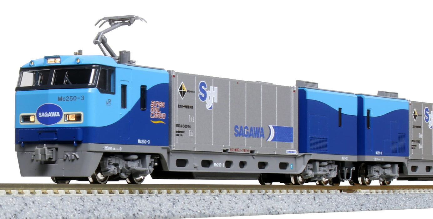 Kato M250 Series N Gauge 4-Car Super Rail Cargo U50A Basic Set - Railway Model Train