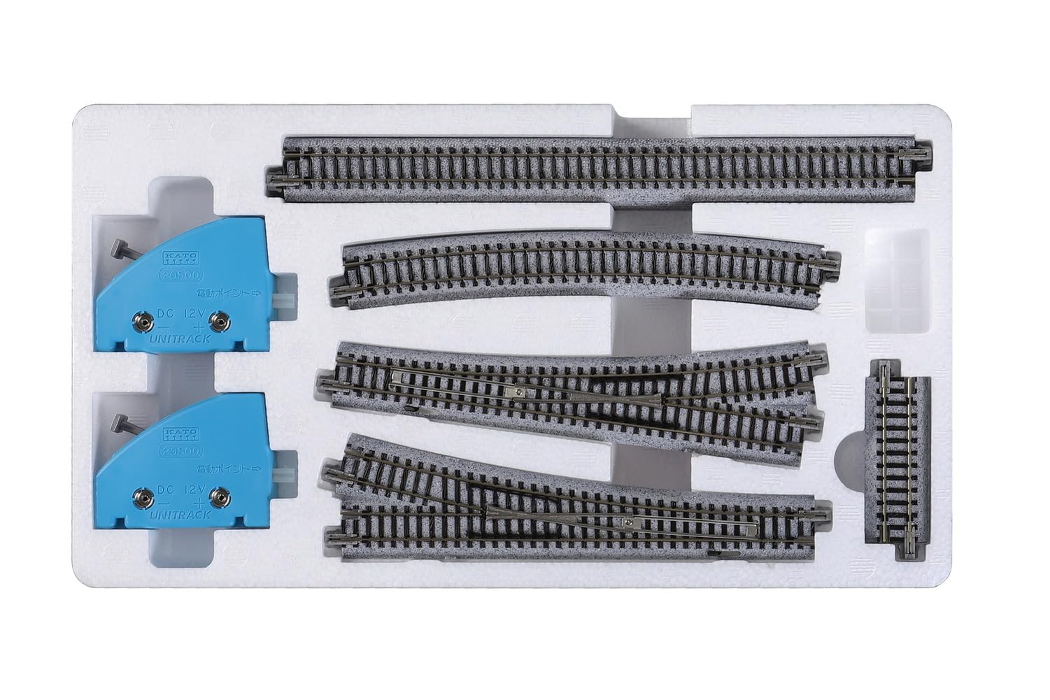 Kato N Gauge Island Platform V1 20-860 Model Railway Electric Siding Track Set