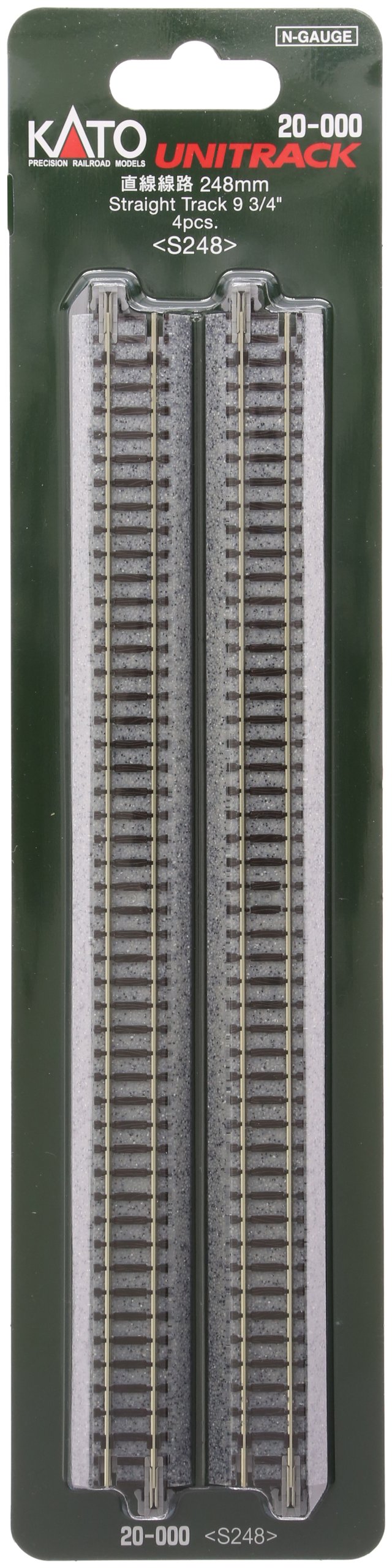 Kato N Gauge 20-000 4PC 248mm Straight Track