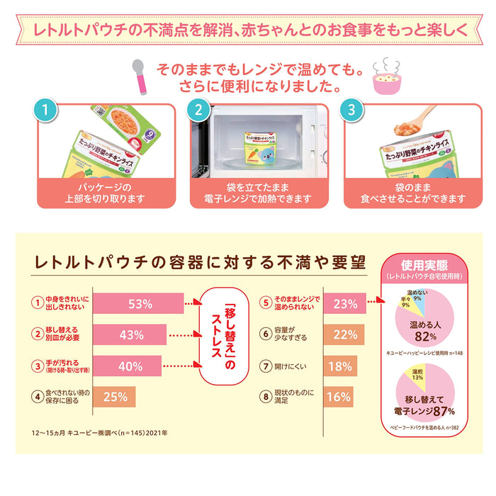 Kewpie 日本婴儿食品糙米蔬菜金枪鱼 12 个月以上 130G