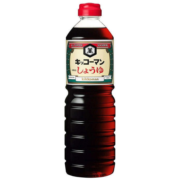 Kikkoman Koikuchi Shoyu Japanese Dark Soy Sauce 1L - Rich Flavor Soy Sauce