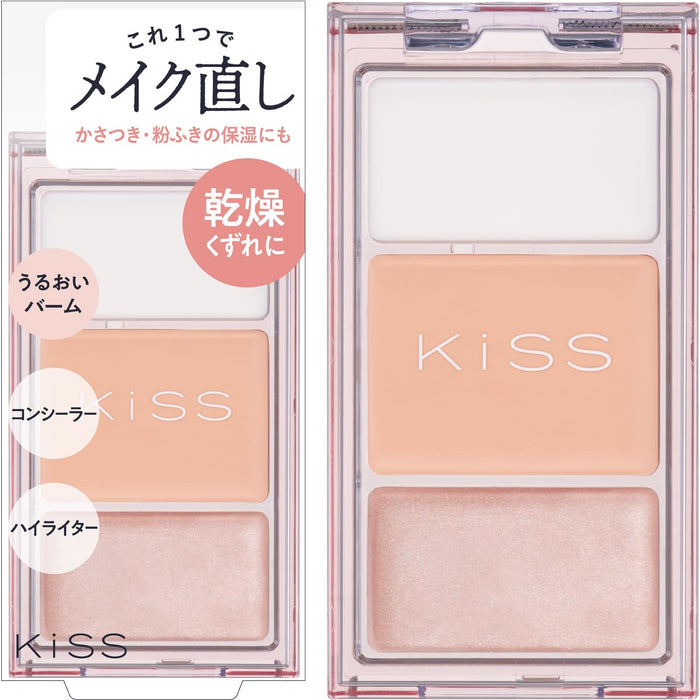 Kiss Makeup Retouch Palette N 01 - Dryness-Prone Multi-Balm Concealer Highlighter